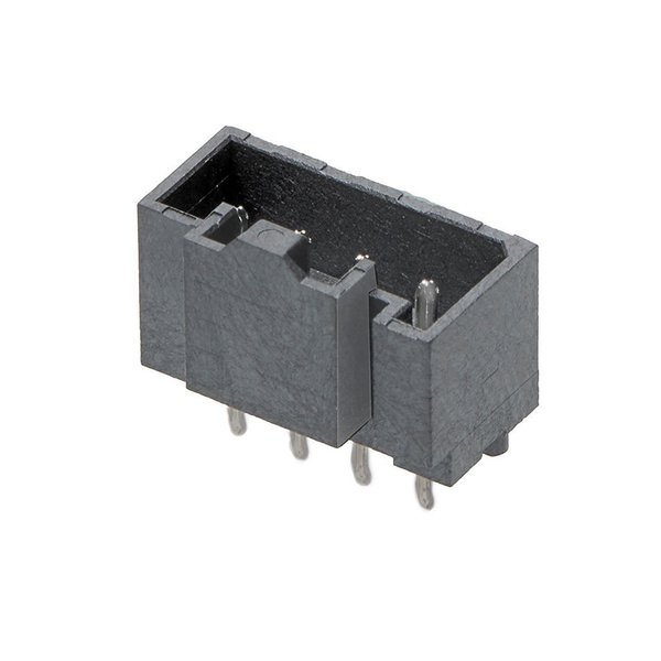 Molex L1Nk 250 Header, Vertical, Fully Shrouded, Tin (Sn) Plating, 4 Circuits, With Peg 2078430004